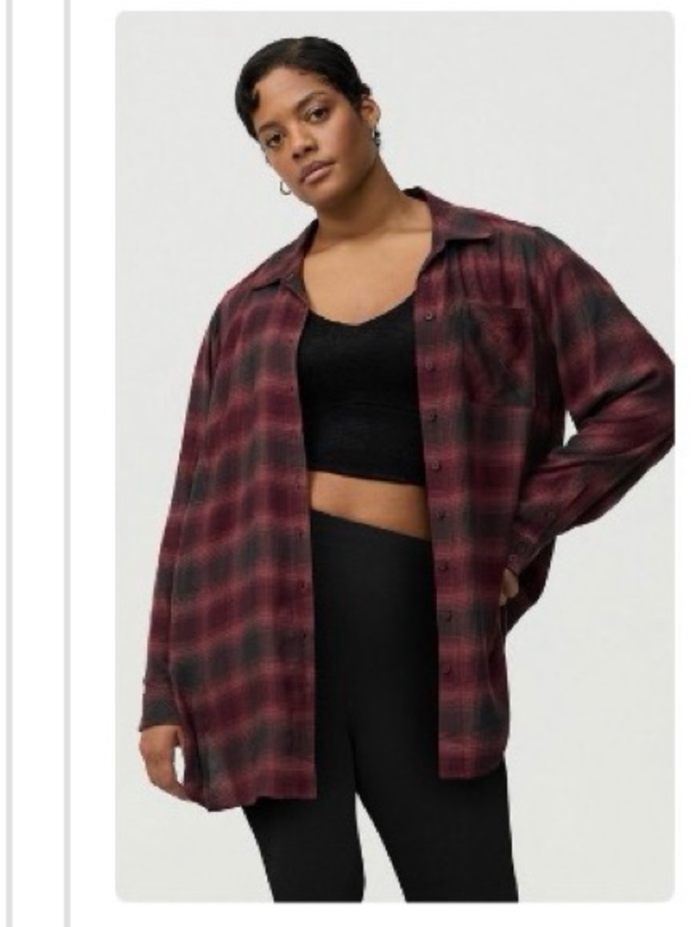 TORRID 2 TUNIC FLANNEL